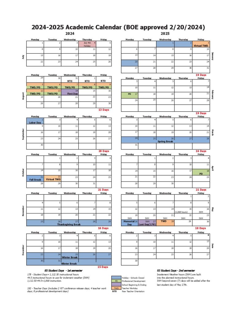 Bentonville School District Calendar