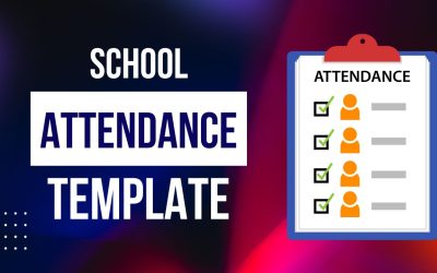 School Attendance Tracker Template – Record Attendance