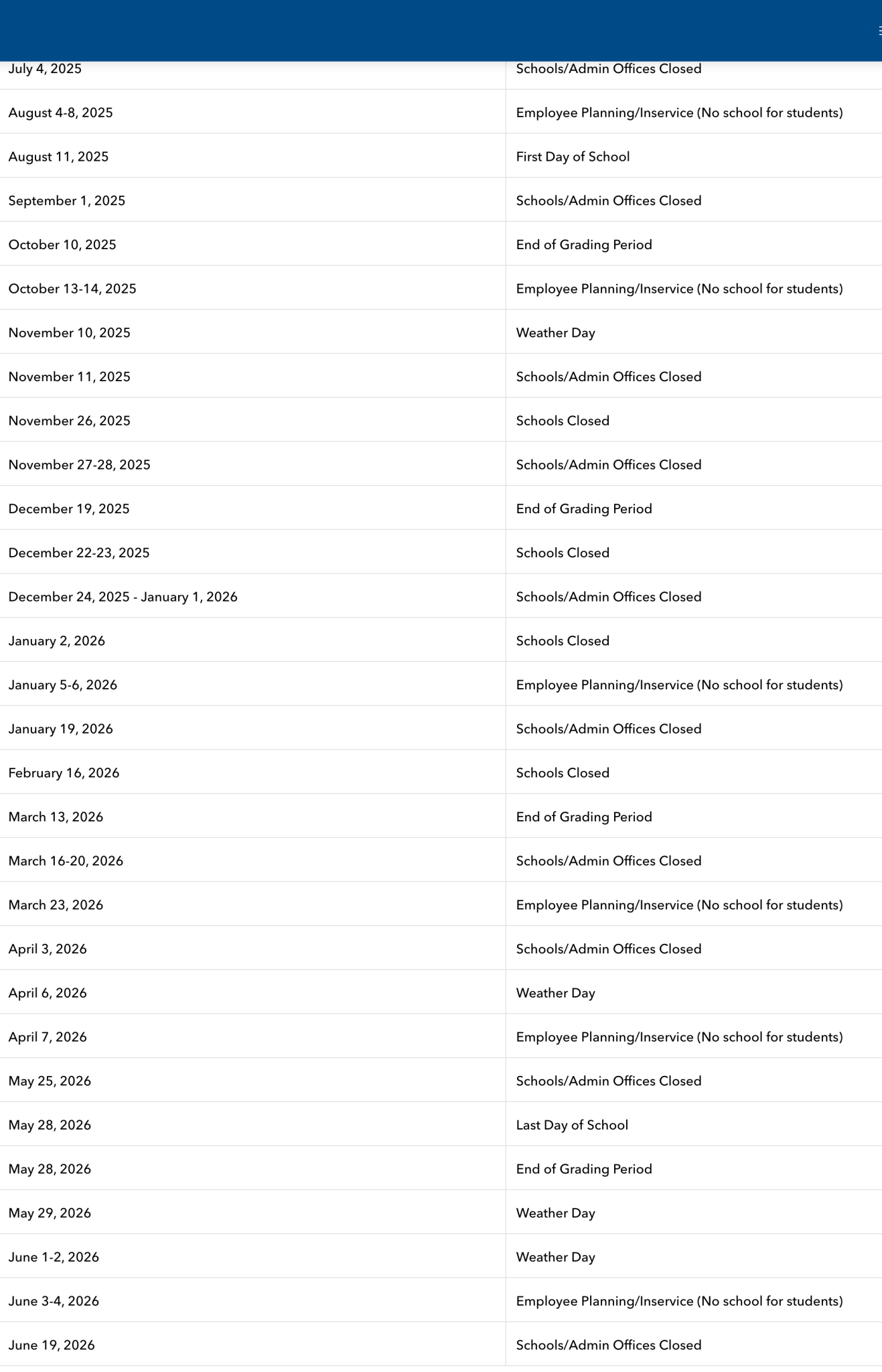 Duval County Public Schools Calendar 2025 2026 Holidays