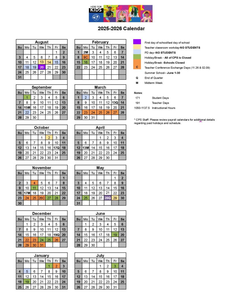 Cincinnati Public Schools Calendar 2025