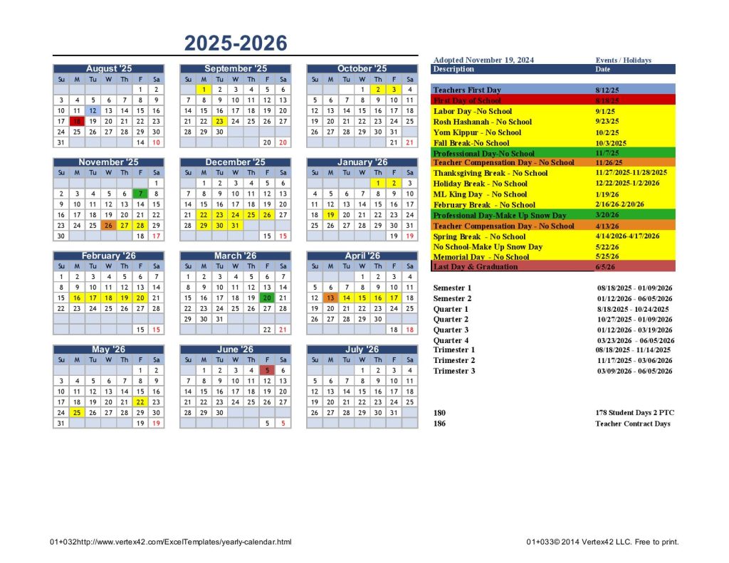 Park City School District Calendar 2025