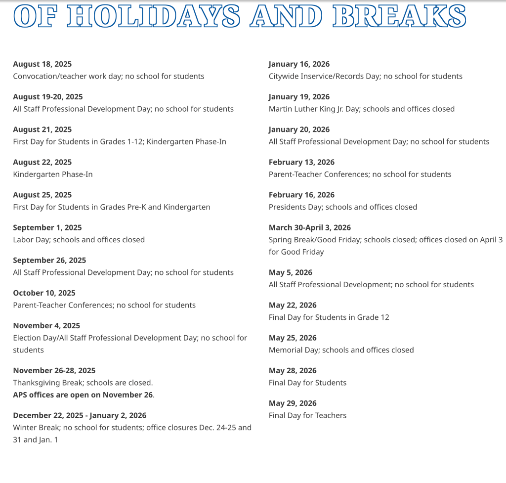 Akron Public Schools Calendar 2025
