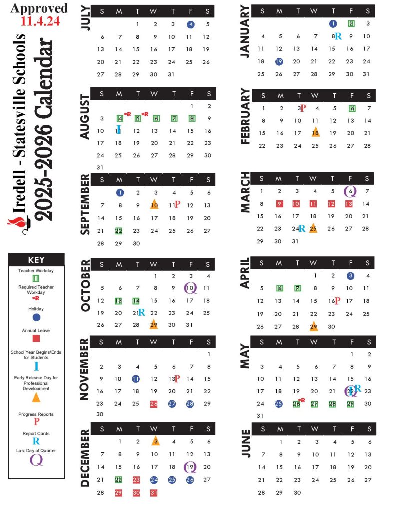 Iredell Statesville Schools Calendar 2025
