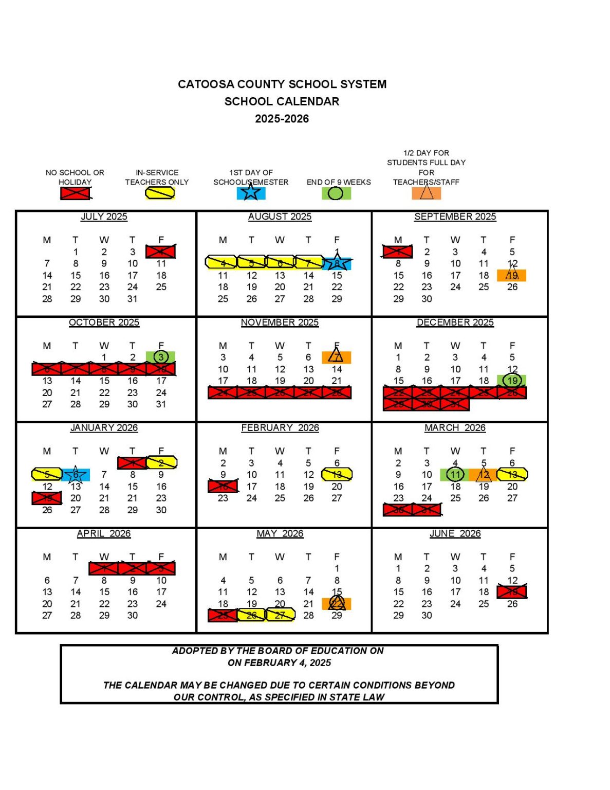 Carteret County Schools Calendar